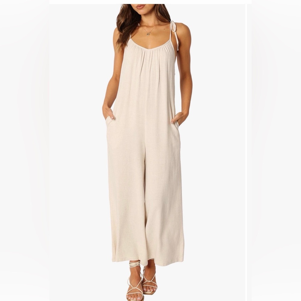 Petal & Pup Cream Jumpsuit